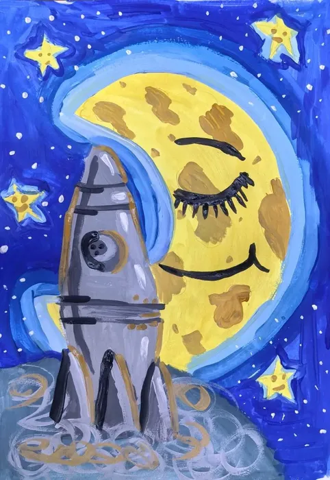 Деева Ольга, 1 м, 9 лет Ракета